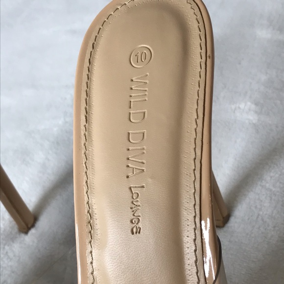 Wild Diva Lounge Nude Stilettos - Picture 3 of 6